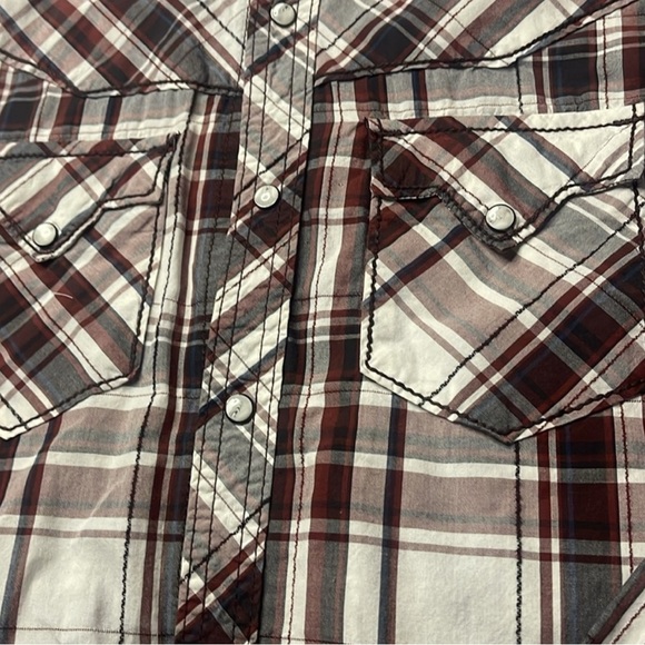 BKE 2pc slim fit pearl snap mens med - Picture 11 of 15